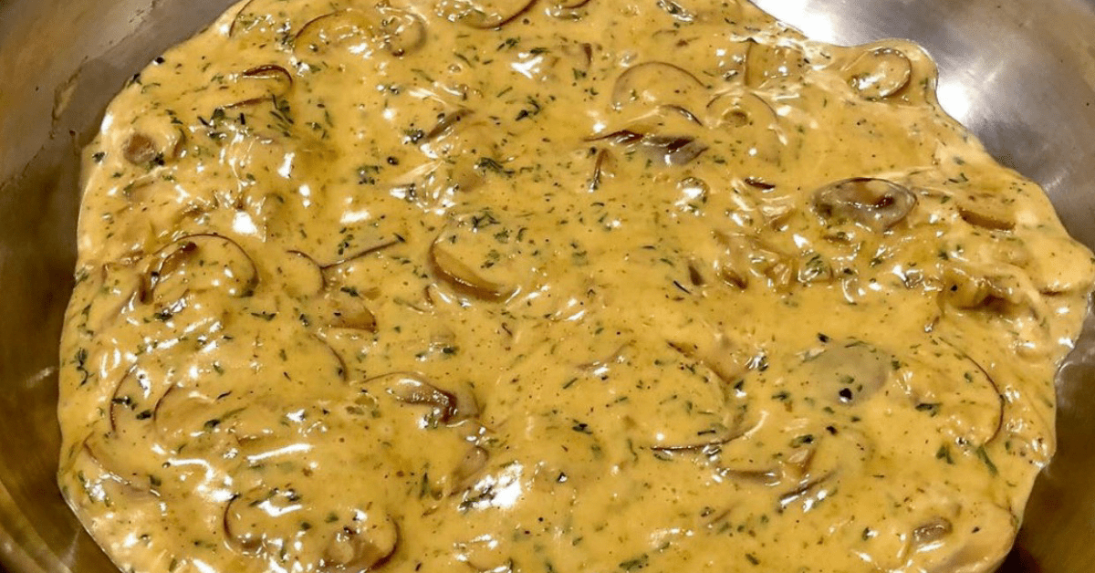 Creamy Garlic Mushroom Sauce