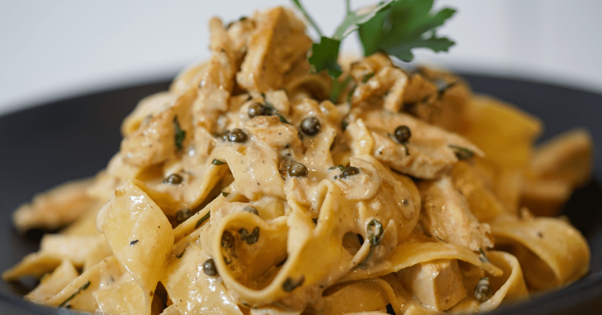Creamy Peppercorn Chicken Pasta