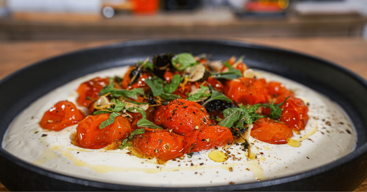 Mediterranean Roasted Tomato Salad