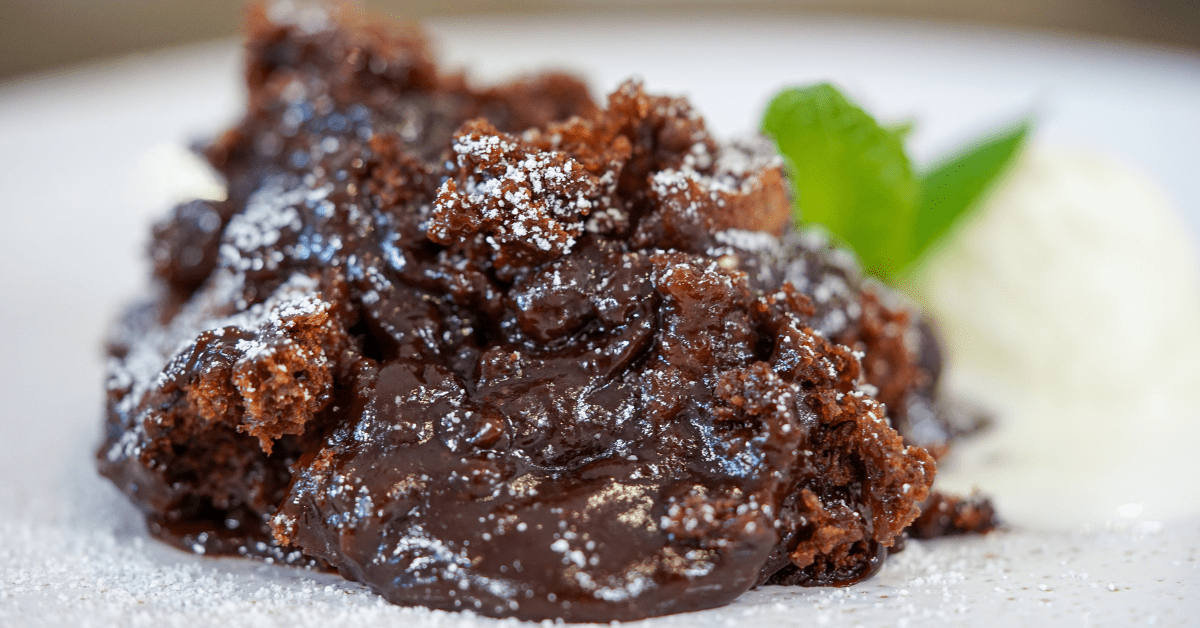 Self Saucing Chocolate Fudge Cake