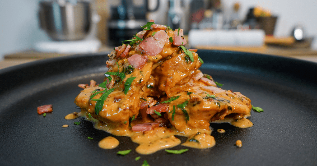 Creamy Garlic Honey Mustard Chicken