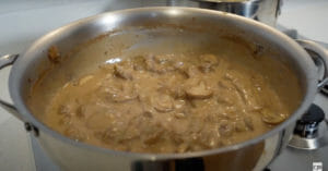 Beef Stroganoff Sauce Step 2