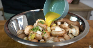 Roasted Garlic Mushrooms Preparation