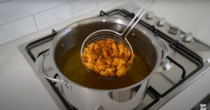 Blooming Onion Frying