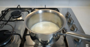 Garlic Butter Mashed Potato Heat Milk
