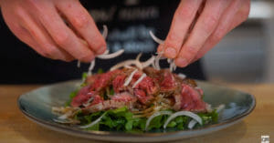 Beef Tataki Serving