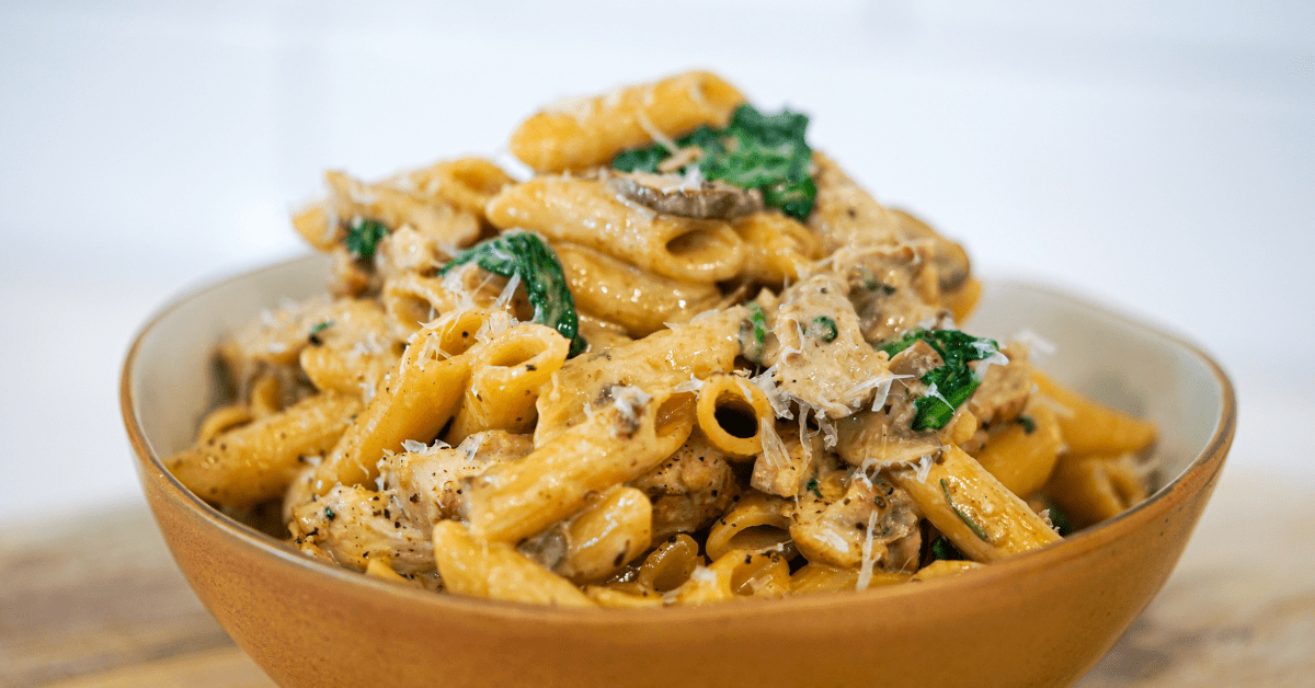 Creamy Mushroom Chicken Pasta