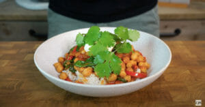 Coconut Chickpea Curry Serve