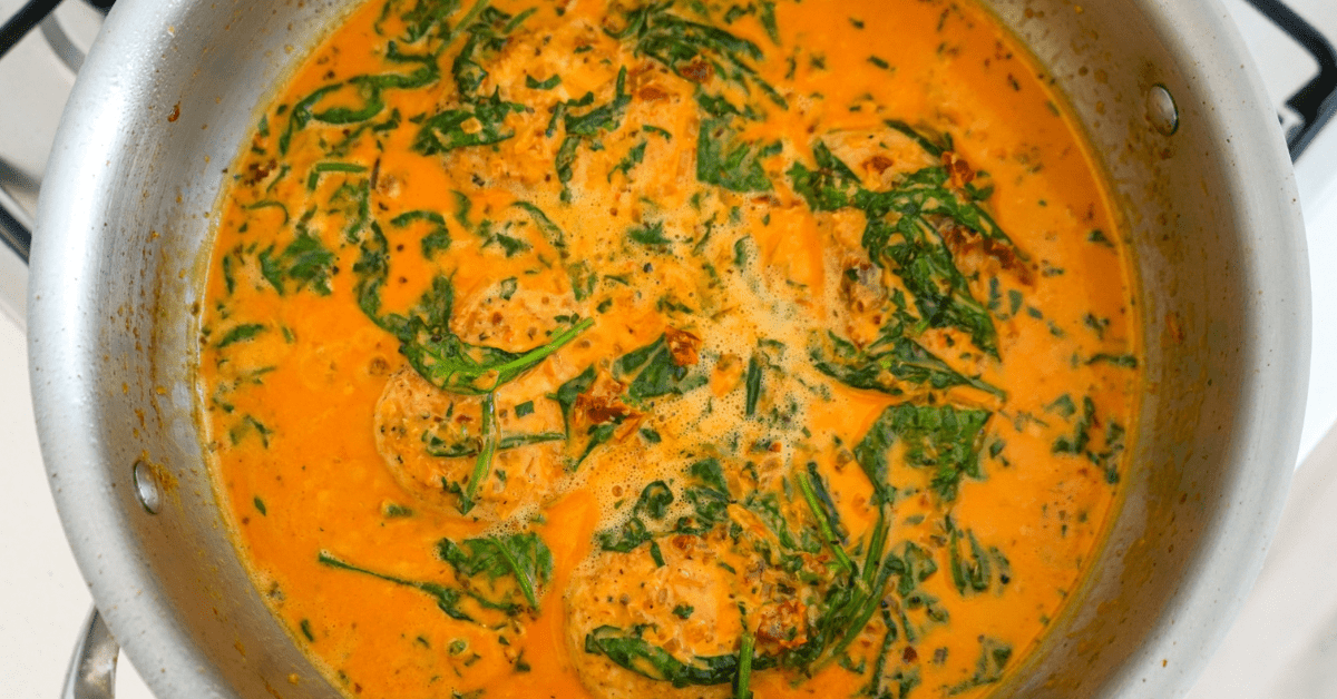 Creamy Garlic Tuscan Chicken