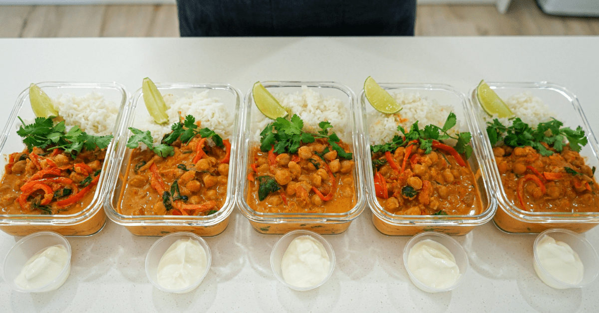 Chickpea Curry Meal Prep
