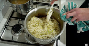 Creamy Mushroom Risotto Toast Rice