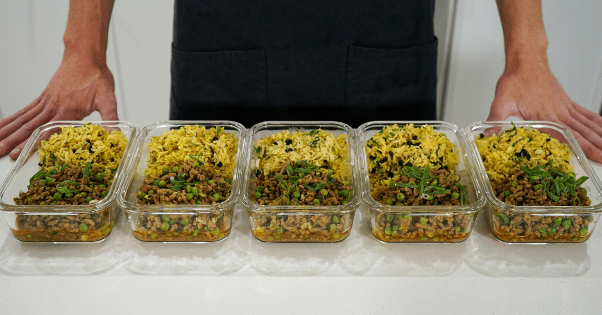 Beef Pilaf Meal Prep