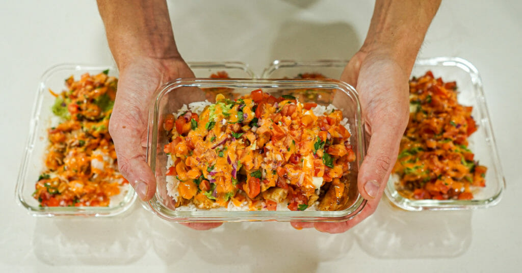 Chicken Burrito Bowl Meal Prep