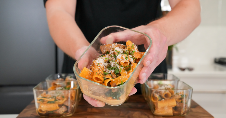 Creamy Spiced Steak Pasta Meal Prep #1