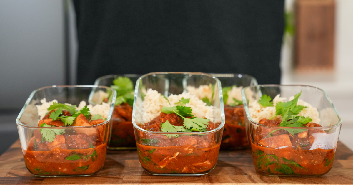 Coconut Chicken Curry Meal Prep #1