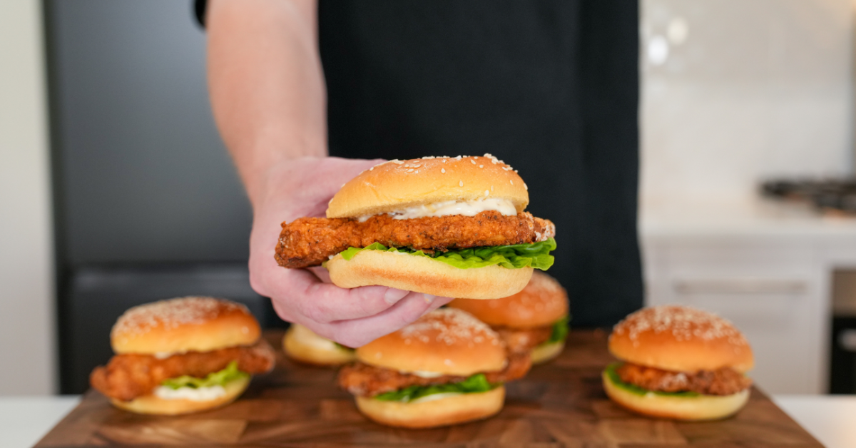 Spicy Chicken Burger Meal Prep #1