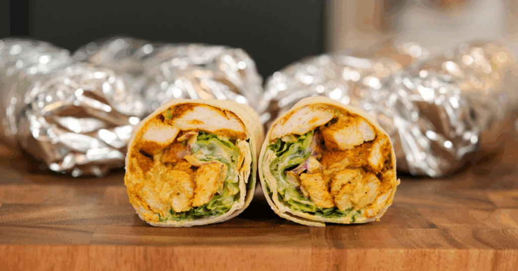 Tandoori Chicken Wraps #2