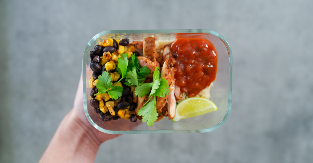 High Protein Chicken Burrito Bowl #1