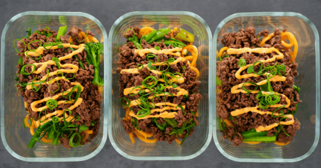 Teriyaki Beef Broccolini Meal Prep #1