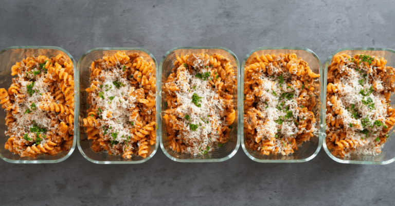 Creamy Beef Pasta Meal Prep #2