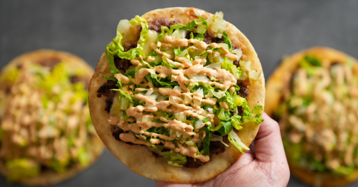 Smashed Burger Tacos #2
