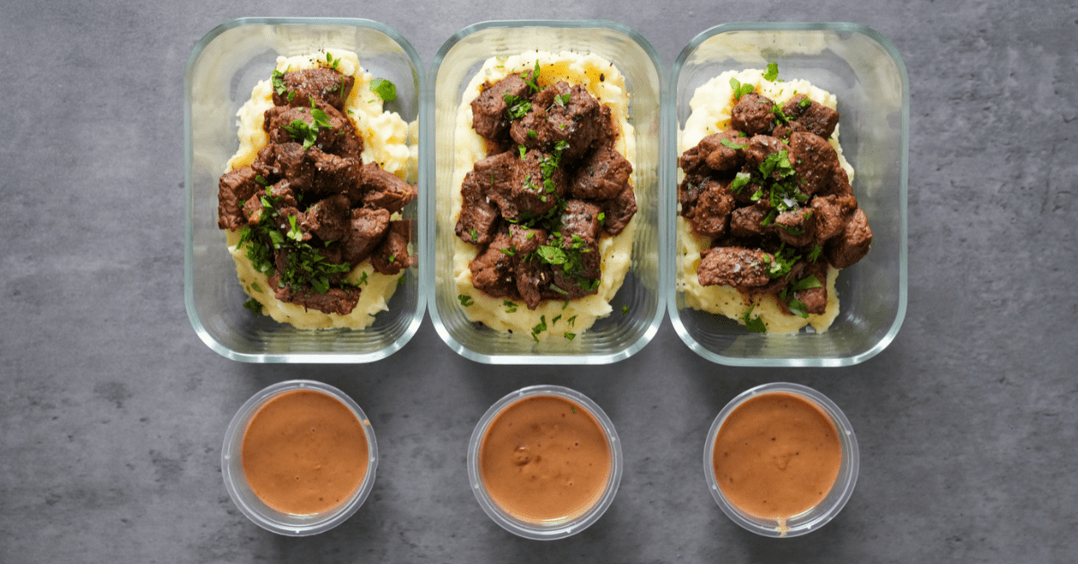 Steak Diane Meal Prep
